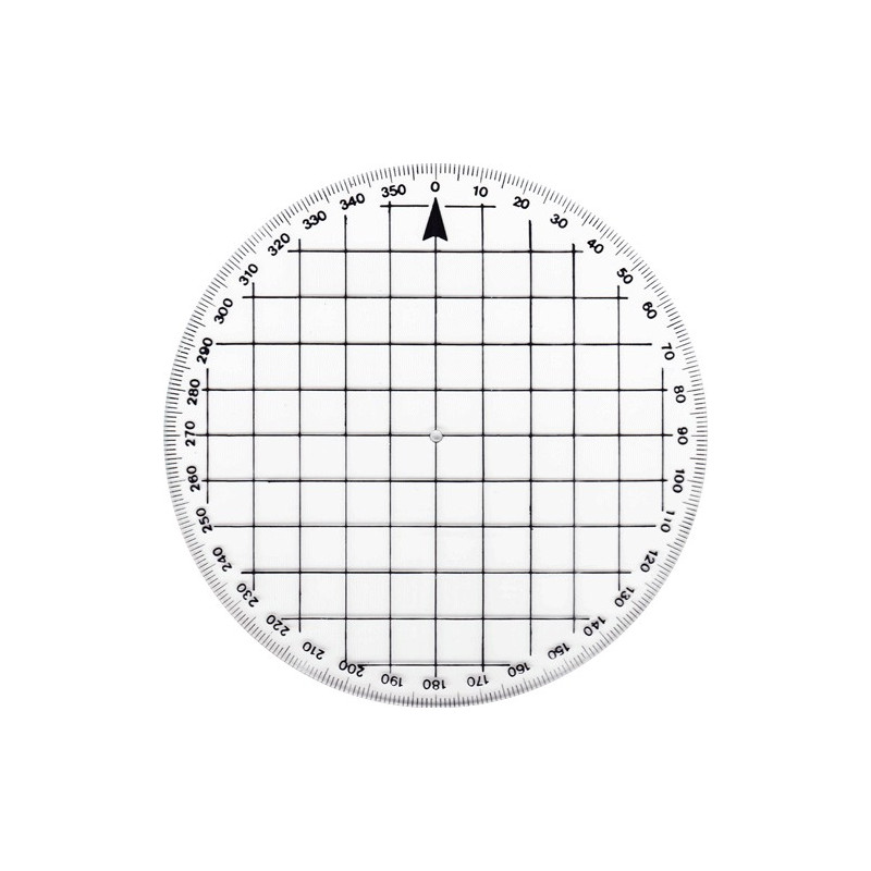 Okrągły Protractor-kątomierz