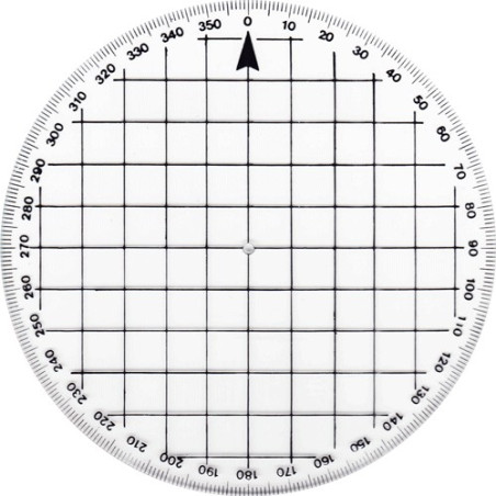 Okrągły Protractor-kątomierz
