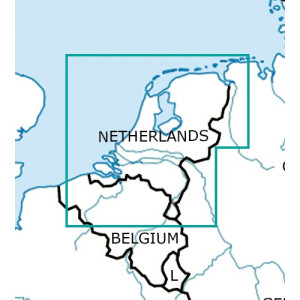 Mapa Holandia VFR ICAO 2025