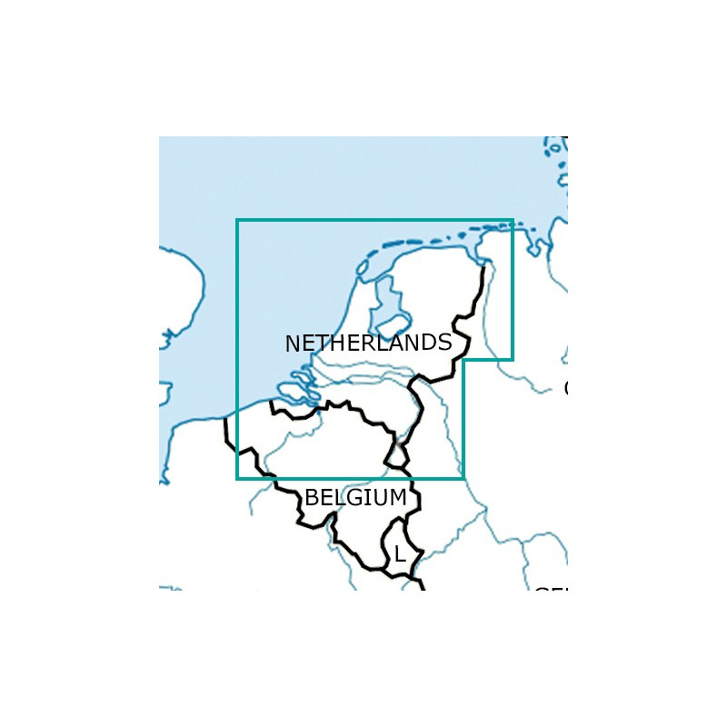 Mapa Holandia VFR ICAO 2025