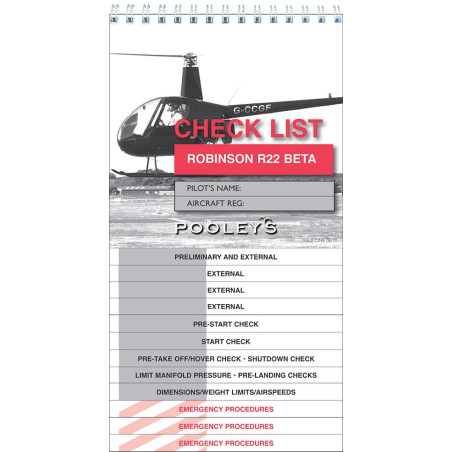 Checkliste Robinson R 22