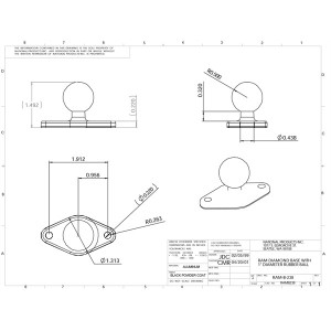 RAM MOUNT Base Plate Trapez C-kulka