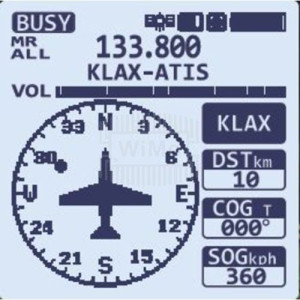 Yaesu FTA 550L 8,33kHz radio