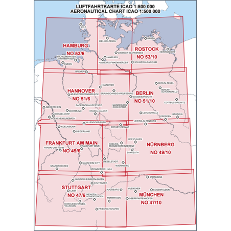 Mapy ICAO VFR 500 Niemcy