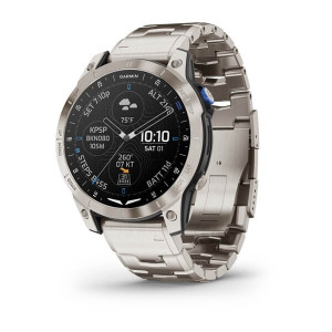 Garmin D2 Mach 1 Pilot Watch, Titanium Band