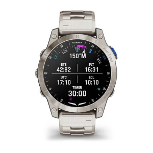 Garmin D2 Mach 1 Pilot Watch, Titanium Band