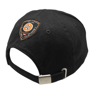Czapka Pilota czarna bawełniana