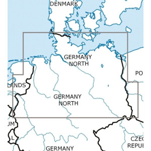 Mapa Niemcy VFR  ICAO ROGERS Data