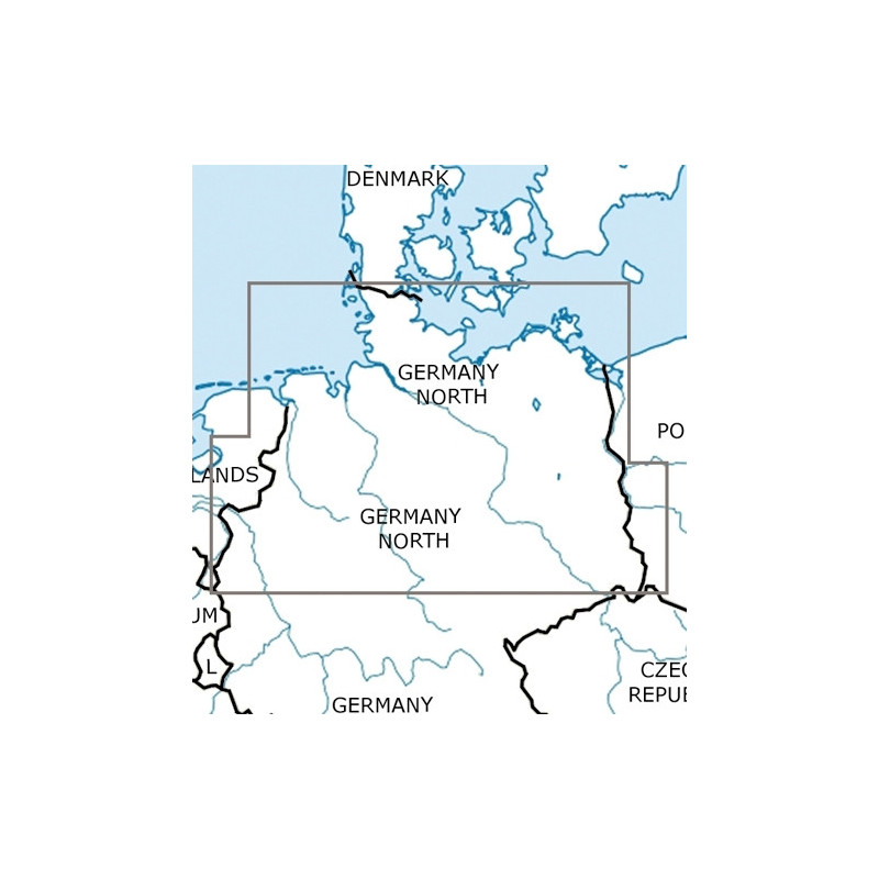 Mapa Niemcy VFR  ICAO ROGERS Data