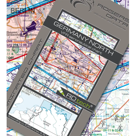 Mapa Niemcy VFR  ICAO ROGERS Data