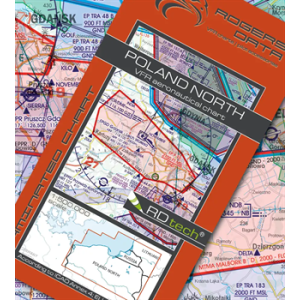 Mapa lotnicza Polska  VFR ROGERS Data