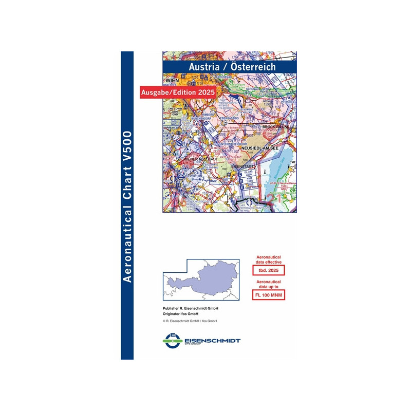 VFR 500 Mapa Austria