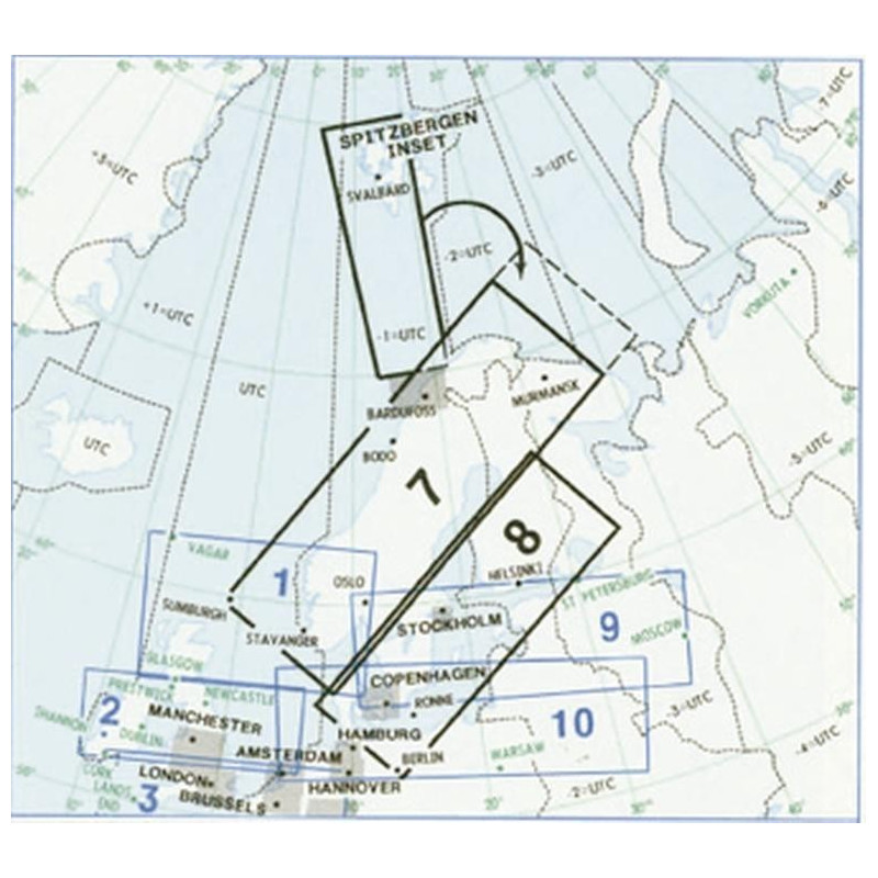 Enroute Chart E(LO) 07/08 Norwegia, Szwecja
